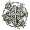 religious tattoo design idea