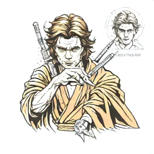 anakin skywalker tattoo design idea