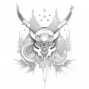 7 hermetic principles tattoo design idea