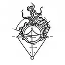 neptun tattoo design idea