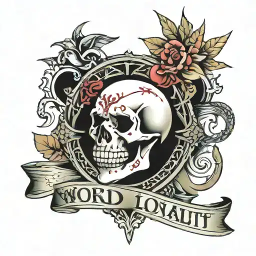 word Loyalty * Discipline tattoo design idea