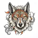 A wolf in sheep's clothing tattoo design idea