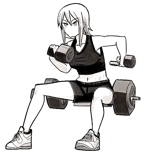 dumbbells and whiskey tattoo design idea