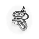snake, Saggitarius, butterfly  tattoo design idea