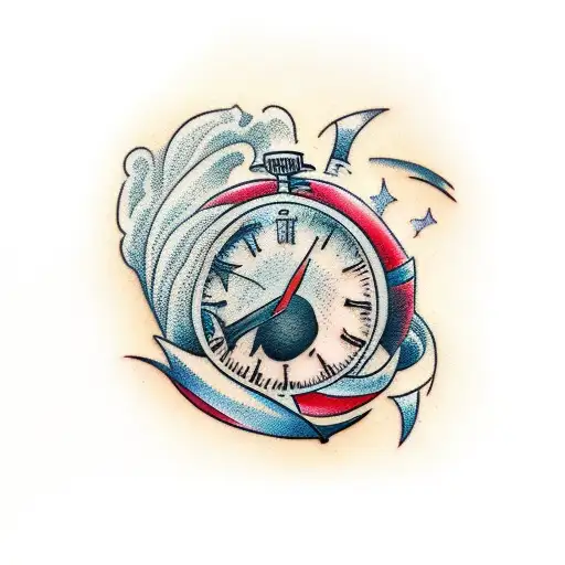 time bomb tattoo design idea