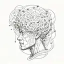 overthinking  tattoo design idea