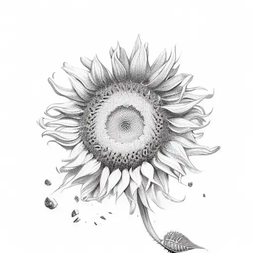 HUELLA DACTILAR EN FORMA DE CORAZON CON GIRASOLES Y UNA BIBLIA AL REDEDOR DEL NOMBRE BEATRIZ tattoo design idea