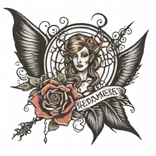 remember when your lost in the darkness look for the light  tattoo design idea