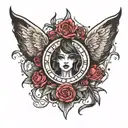 remember when your lost in the darkness look for the light  tattoo design idea