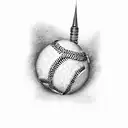 baseball tattoo design idea