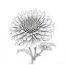 box turtle, chrysanthemums  tattoo design idea