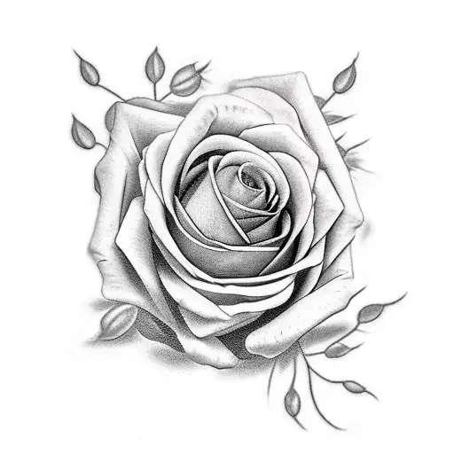 death baby coffin rose cross god tattoo design idea
