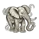elephant spirit  tattoo design tattoo design idea
