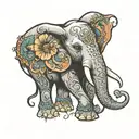 elephant spirit  tattoo design tattoo design idea