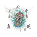 unshakable will, do it or die, Thankful for hard times, consept tattoo tattoo design idea