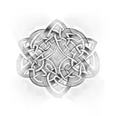 Celtic knot sleeve tattoo design idea