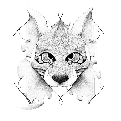 puzzle friends since kindergarten  tattoo design idea