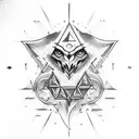illuminati  tattoo design idea