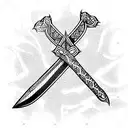 Sword tattoo design idea