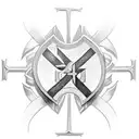 AMDG symbol and cross that would go across the chest with some kind of tribal extensions that run down the arms. tattoo design idea