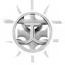 Jesuit AMDG symbol and cross that would go across the chest with some kind of tribal extensions that run down the arms. tattoo design idea