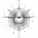 voyager 1 Probe tattoo design idea