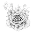 And I remember being younger and my mother told me the truth Find someone who grows flowers in the darkest parts of you  tattoo design idea