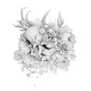 And I remember being younger and my mother told me the truth Find someone who grows flowers in the darkest parts of you  tattoo design idea