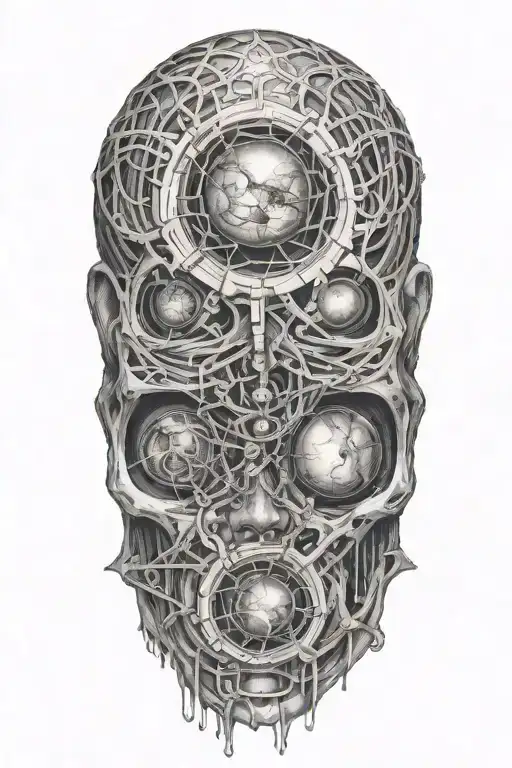 quantum entanglement tattoo design idea