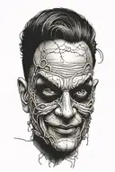 puppet master pulling strings tattoo design idea