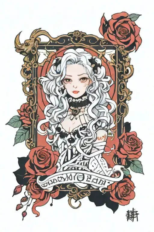 loona helluva boss tattoo design idea