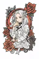 loona helluva boss tattoo design idea