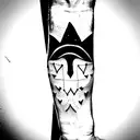 Phoenix,hamsa hand, moon,unconditional love,star  tattoo design idea
