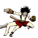 luffy gear 5 tattoo design idea