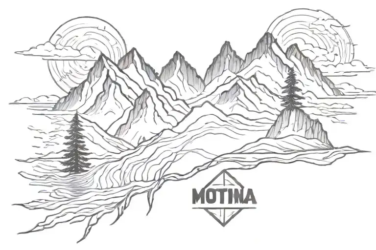 glacier montana arm tattoo remove sun tattoo design idea