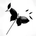 When pollen flies in spring, like ideas and thoughts. Branches and ivy entwine themselves anew around old walls. tattoo design idea