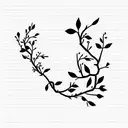 When pollen flies in spring, like ideas and thoughts. Branches and ivy entwine themselves anew around old walls. tattoo design idea