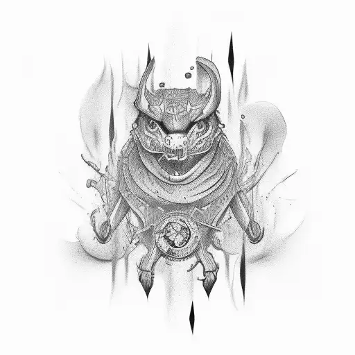 anxiety tattoo design idea