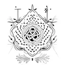 tattoo design  ideas based on the quote by Alan watts: " if the meaning of things were simply in ends, composers would   tattoo design idea