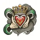 claddagh ring design tattoo design idea