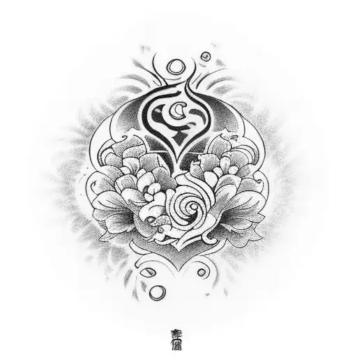 set your heart ablaze tattoo design idea