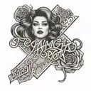 Marina and the Diamonds tattoo from song Teen Idle featuring all the lyrics "Feeling super super super! suicidal"  tattoo design idea
