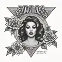 Marina and the Diamonds tattoo from song Teen Idle featuring all the lyrics "Feeling super super super! suicidal"  tattoo design idea