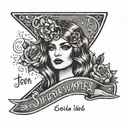 Marina and the Diamonds tattoo from song Teen Idle featuring all the lyrics "Feeling super super super! suicidal"  tattoo design idea