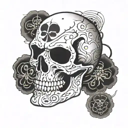 punisher skull tattoo design idea