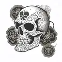 punisher skull tattoo design idea