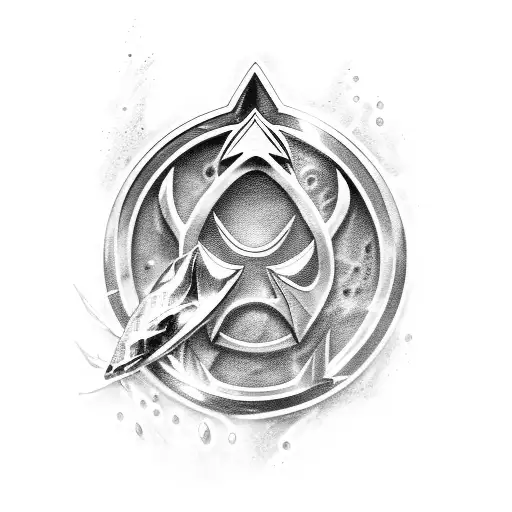 aquaman tattoo design idea