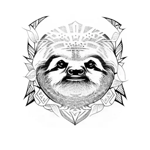 sin of sloth tattoo design idea