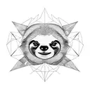 sin of sloth tattoo design idea