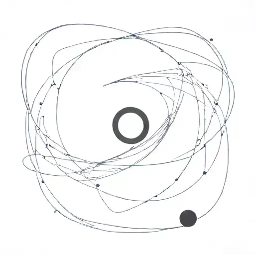 black hole tattoo design idea